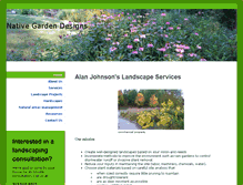 Tablet Screenshot of alanjohnsonlandscapes.com